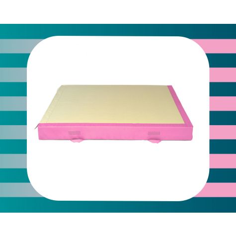 CUSTOM LANDING MAT FOR COMPETITION PARALLEL BARS LAYOUT - WITH BASE CUT-OUTS - 210 x 200 x 20 cm - PARIS 2024