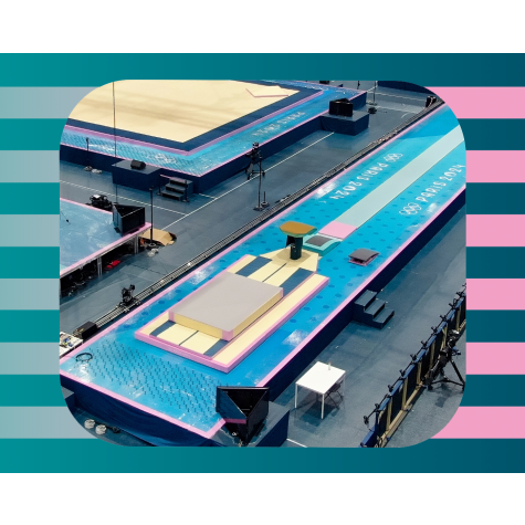 ADDITIONAL LANDING MAT FOR COMPETITION VAULTING - 600 x 200 x 10 cm - PARIS 2024 Requirements